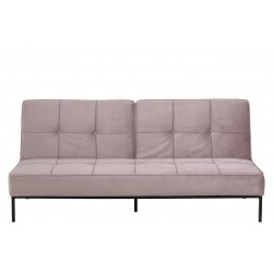 Orlanda sovesofa - Støvet Rosa velour